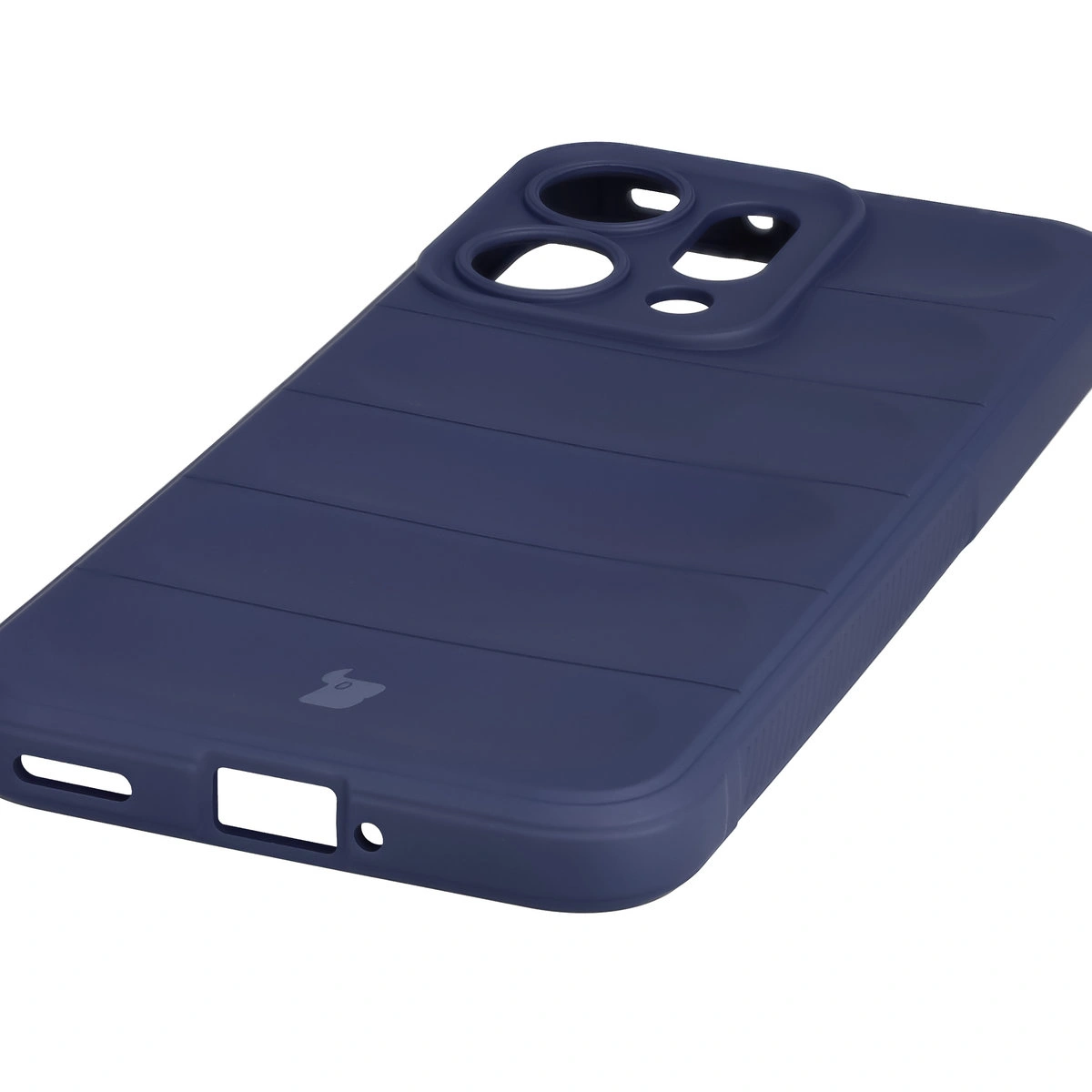 Precyzyjne wycięcia i kompatybilność z ładowaniem indukcyjnym w etui Bizon Case Tur do Oppo Reno 14