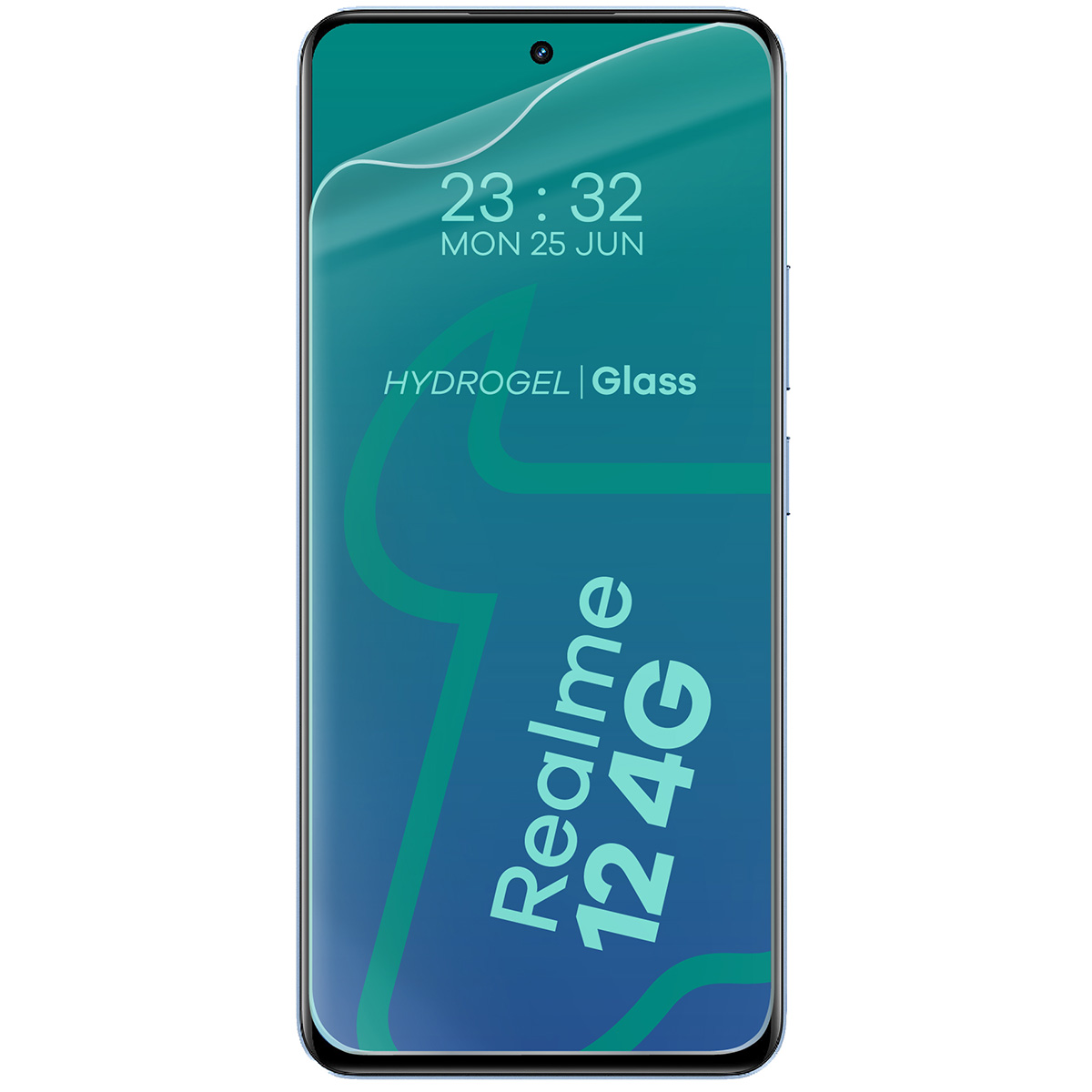 Przyleganie do ekranu folii hydrożelowej na ekran Bizon Glass Hydrogel Front