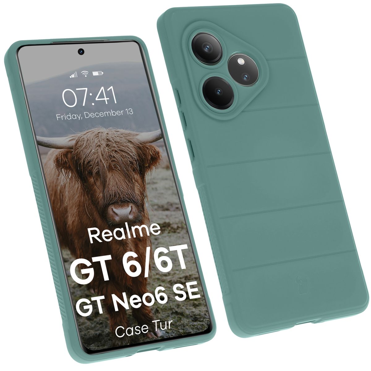 Pancerne etui Bizon Case Tur do Realme GT 6/GT 6T/GT Neo6 SE