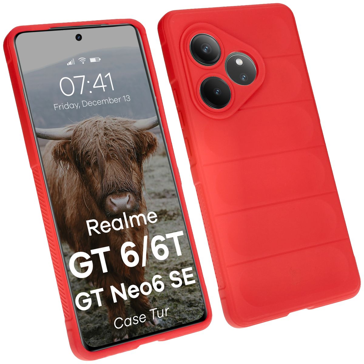 Pancerne etui Bizon Case Tur do Realme GT 6/GT 6T/GT Neo6 SE