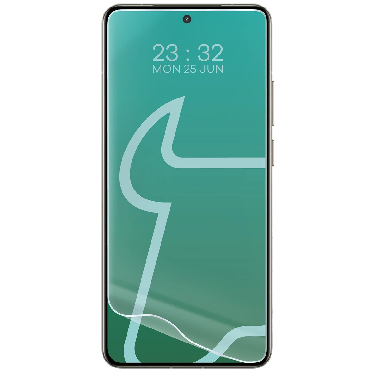 Folia hydrożelowa do Realme GT 7 Pro obok telefonu