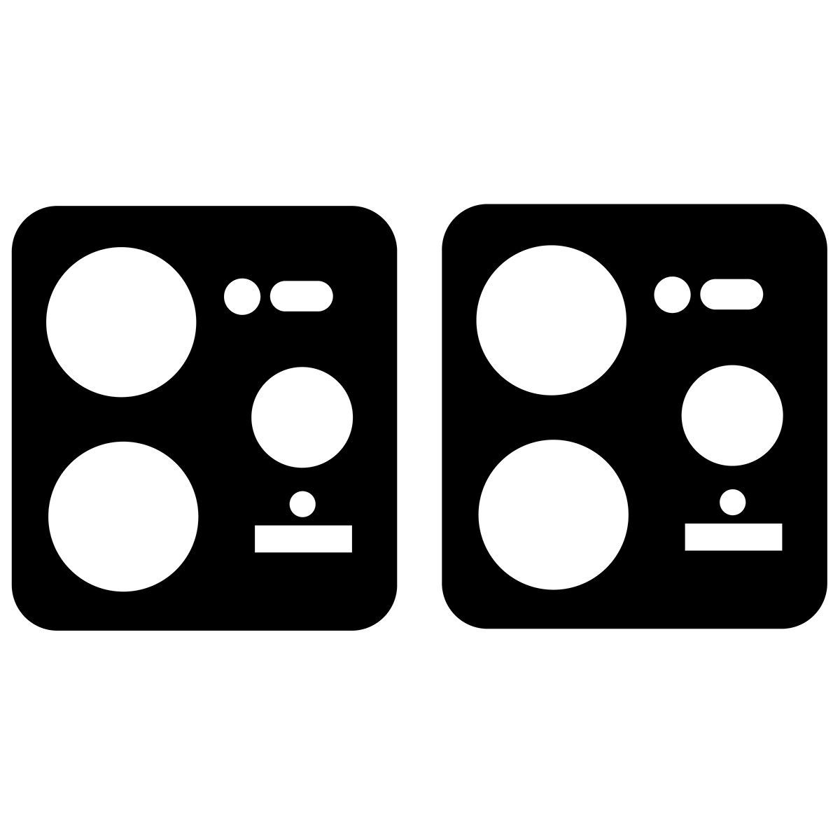 Szkło Bizon Glass Silk Lens nakładane na wyspę aparatów