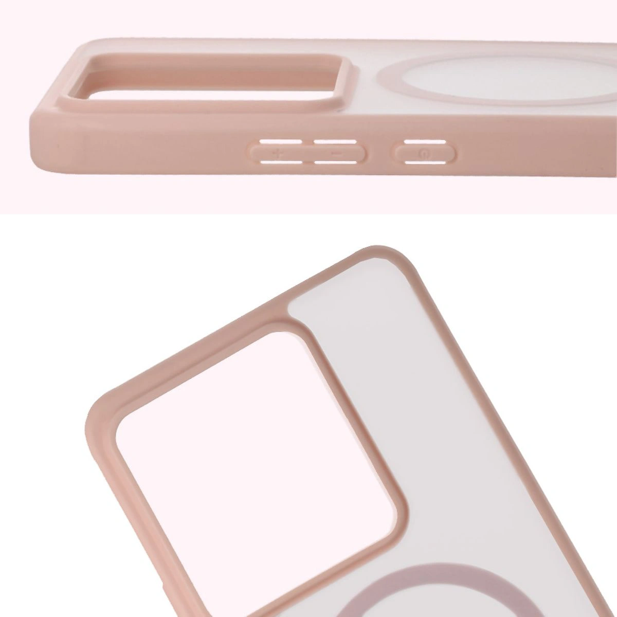 Decupaj complet și margini ridicate pentru cameră în husa Bizon Case MatteO pentru Realme GT 7 / Realme GT 7T
