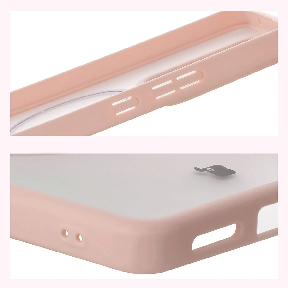 Colțuri întărite și margini ridicate ale ecranului în husa Bizon Case MatteO pentru Realme GT 7 / Realme GT 7T