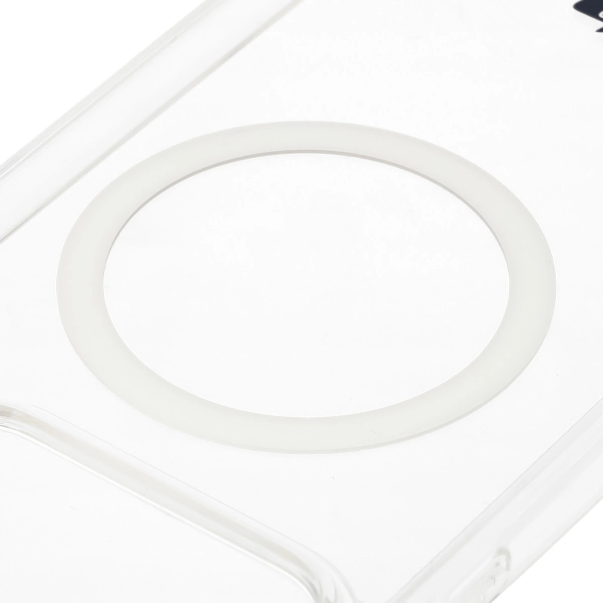 Pierścień magnetyczny w etui Bizon Case CrystalO do Realme GT 8 Pro