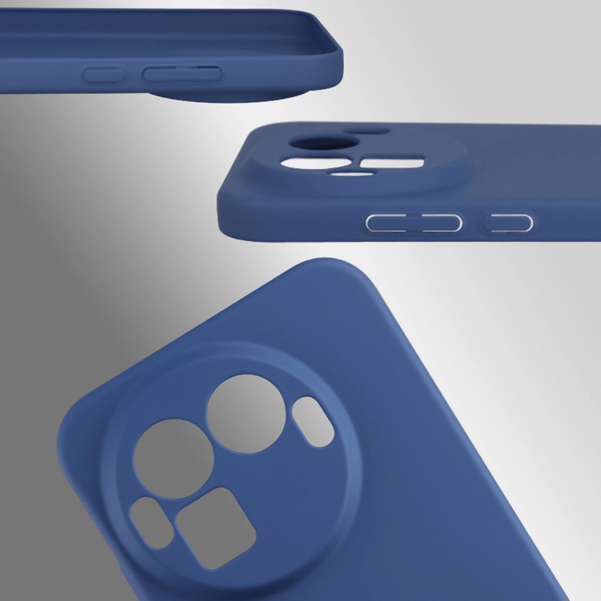 Dedykowane wycięcia i podwyższone krawędzie aparatu i ekranu w etui Bizon Case Łupka do Realme GT 8 Pro