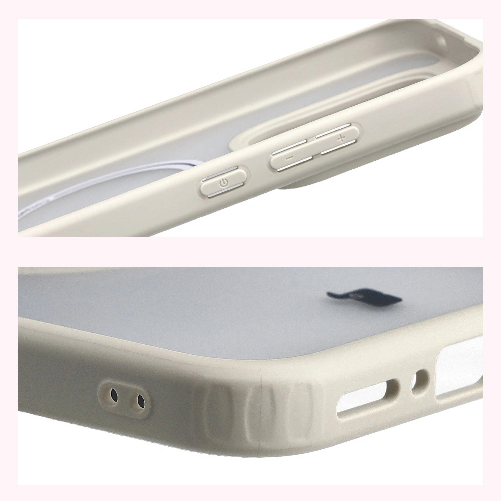 Wzmocnione narożniki i podwyższone ranty ekranu w etui Bizon Case MatteO do Realme GT 8 Pro