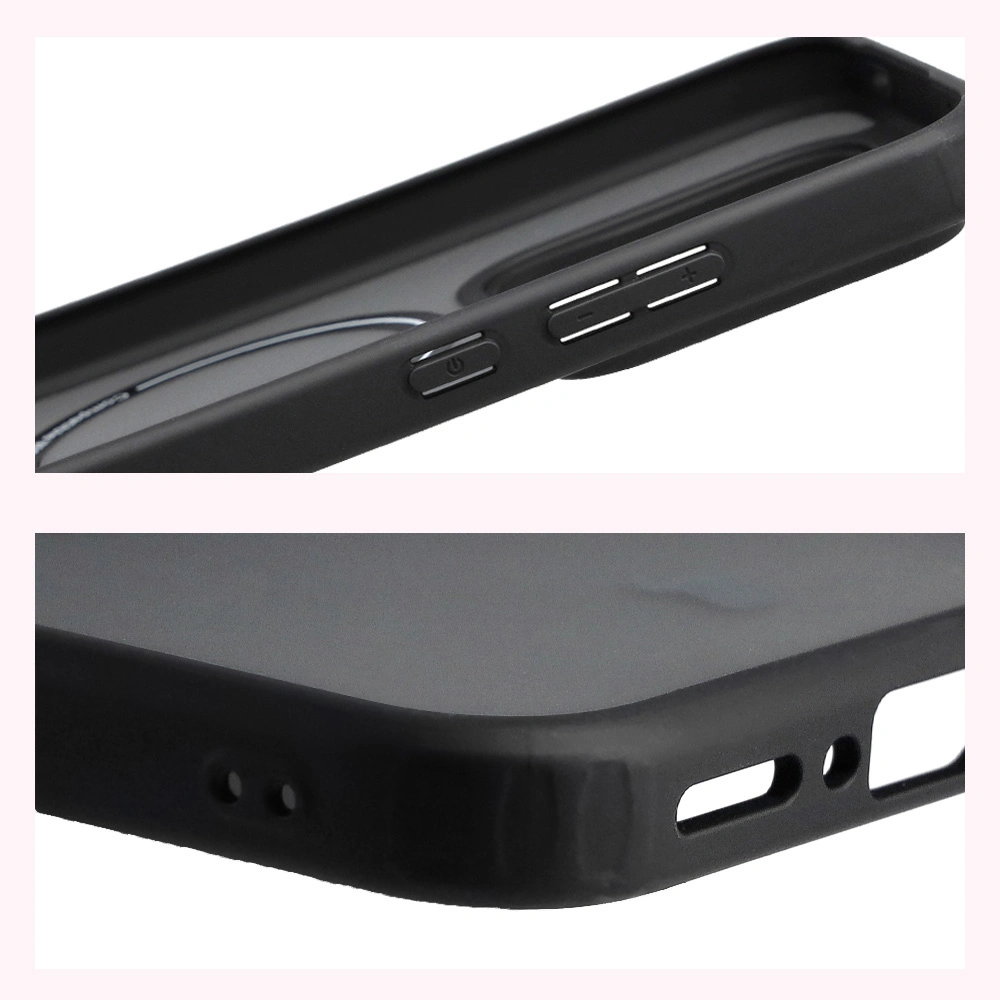 Wzmocnione narożniki i podwyższone ranty ekranu w etui Bizon Case MatteO do Realme GT 8 Pro