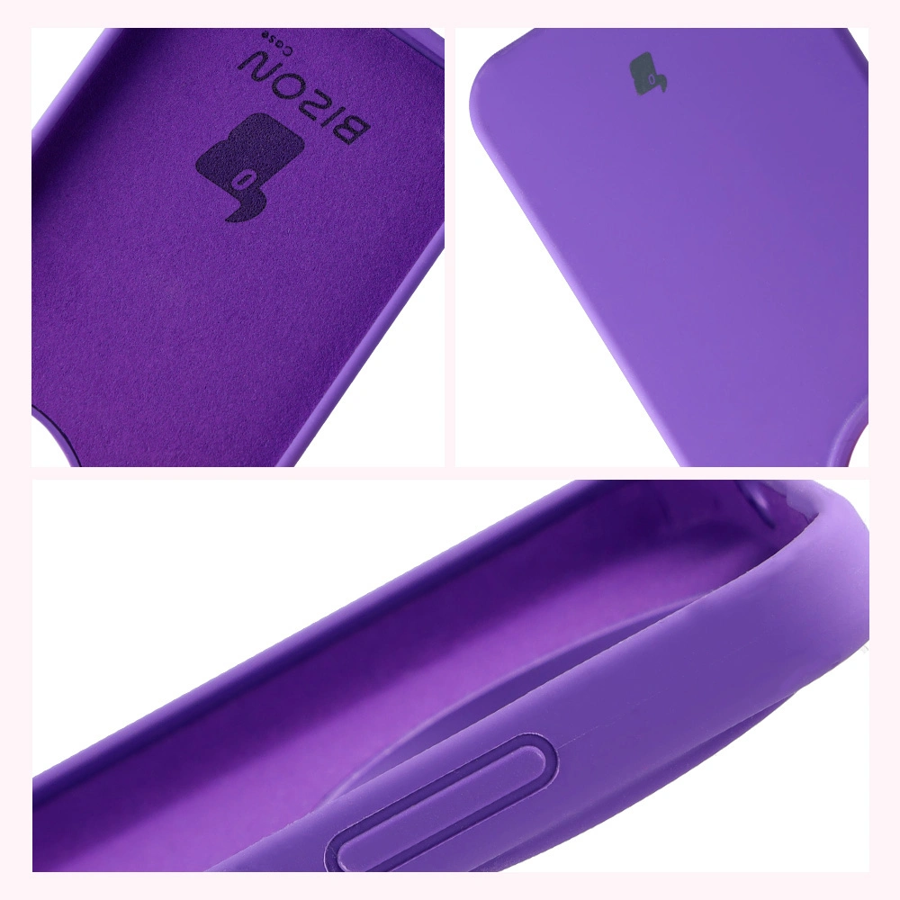 Konstrukcja etui Bizon Soft Case: zintegrowane osłony, podwyższone krawędzie i wyściółka z mikrofibry do Realme GT 8 Pro