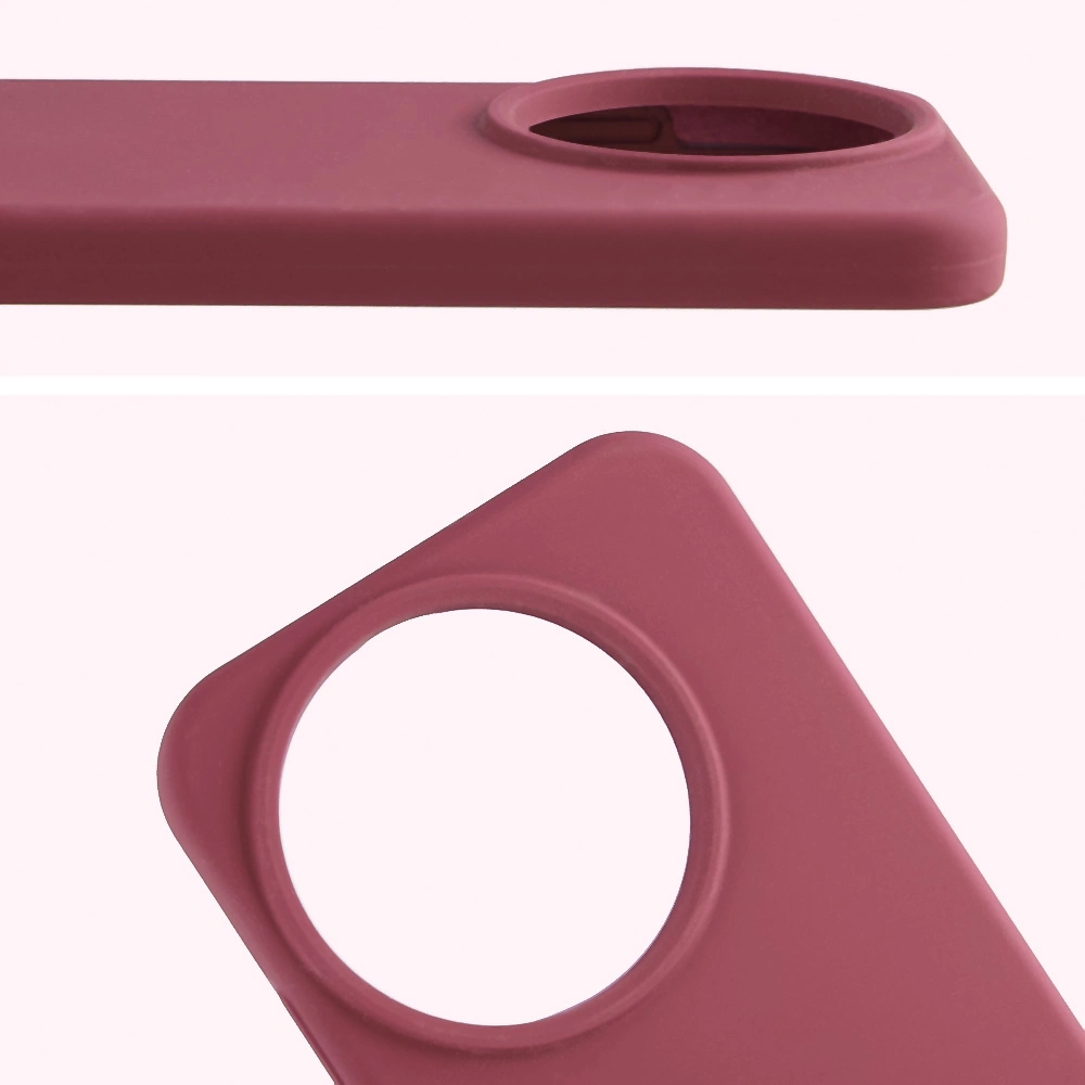 Zbliżenie na wycięcie na obiektywy w etui Bizon Soft Case do Realme GT 8 Pro