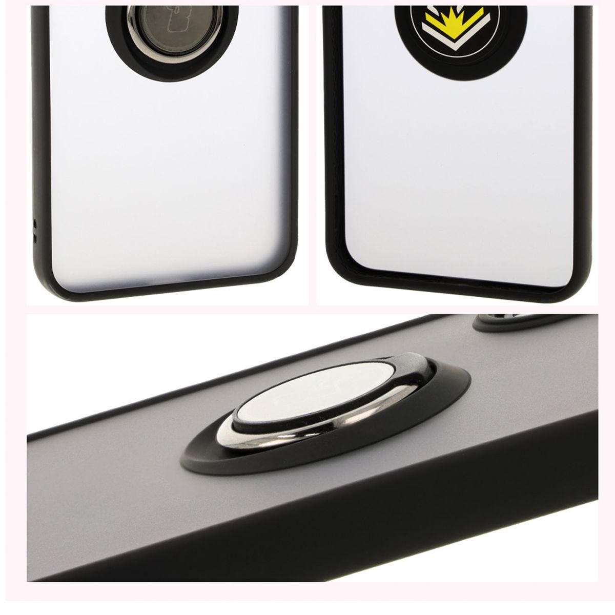 Właściwości Bizon Case Hybrid Ring: antypoślizgowa ramka i matowy design