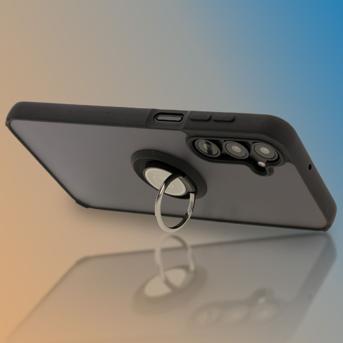 Uchwyt jako podstawka w etui Bizon Hybrid Ring