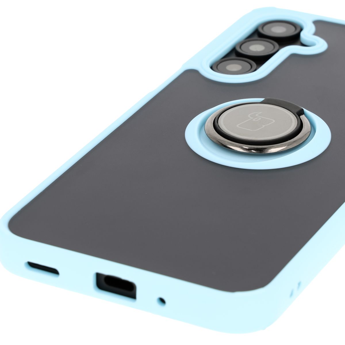 Precyzyjne wycięcia, zintegrowane osłony oraz wycięcie na smyczkę w etui Bizon Case Hybrid Ring