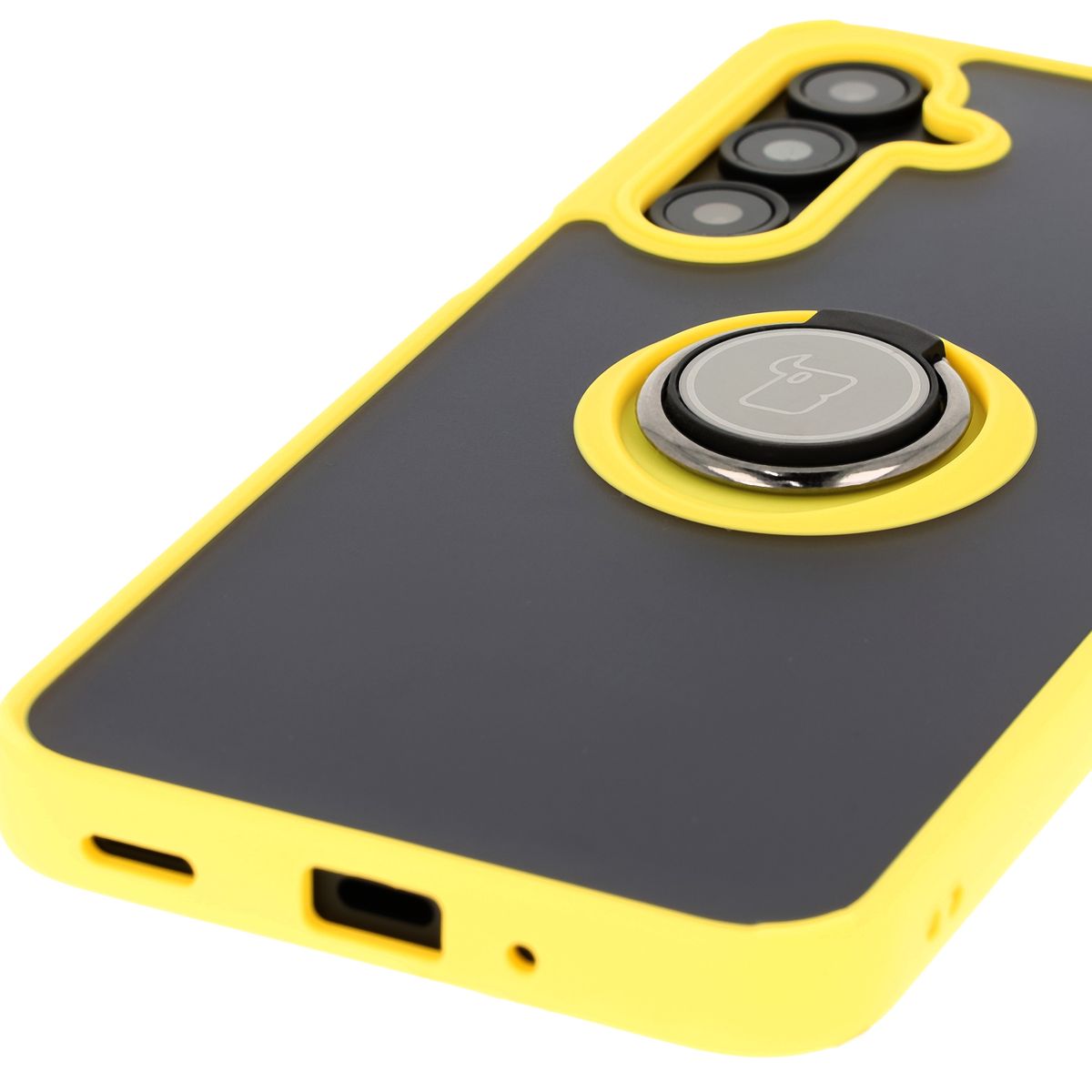 Precyzyjne wycięcia, zintegrowane osłony oraz wycięcie na smyczkę w etui Bizon Case Hybrid Ring