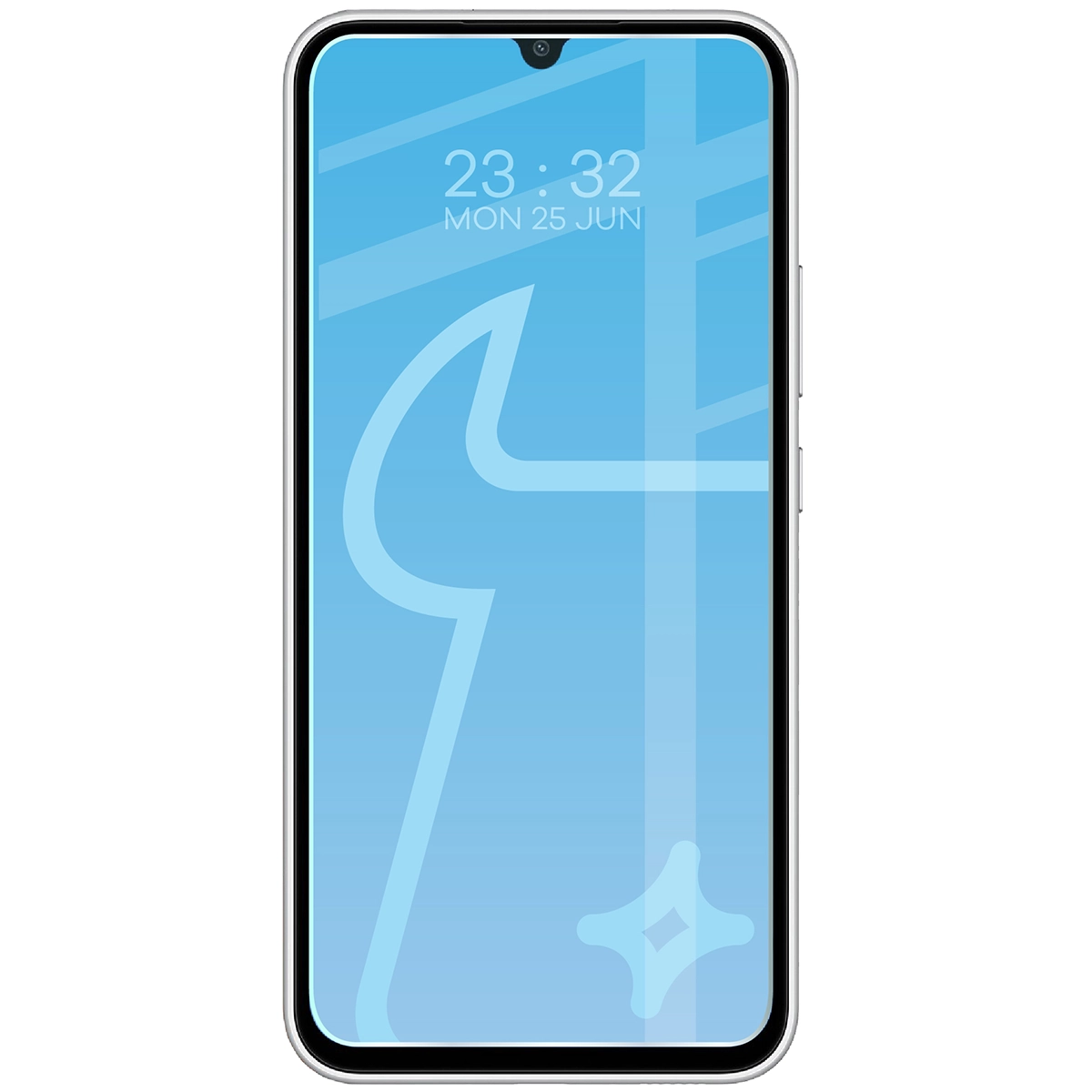 Telefon z nałożonym szkłem Bizon Glass Clear Duo do Samsung Galaxy A34 5G
