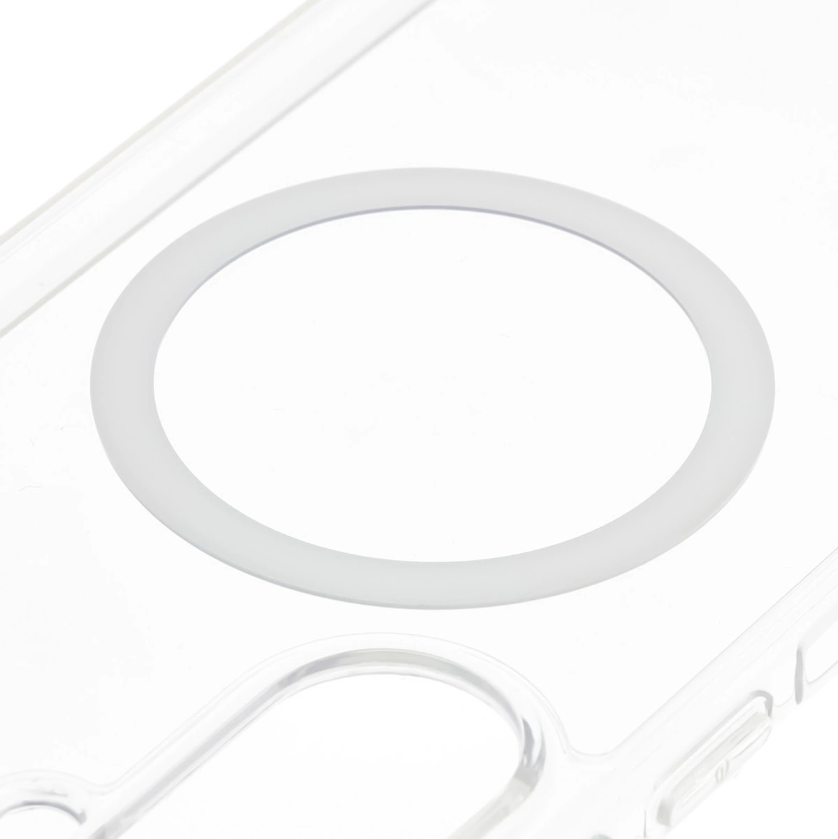 Pierścień magnetyczny w etui Bizon Case CrystalO do Samsung Galaxy A37 5G / Samsung Galaxy A36 5G