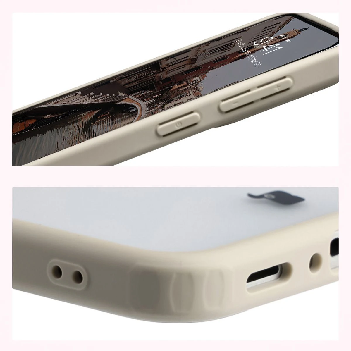 Wzmocnione narożniki i podwyższone ranty ekranu w etui Bizon Case MatteO do Samsung Galaxy A37 5G / Samsung Galaxy A36 5G