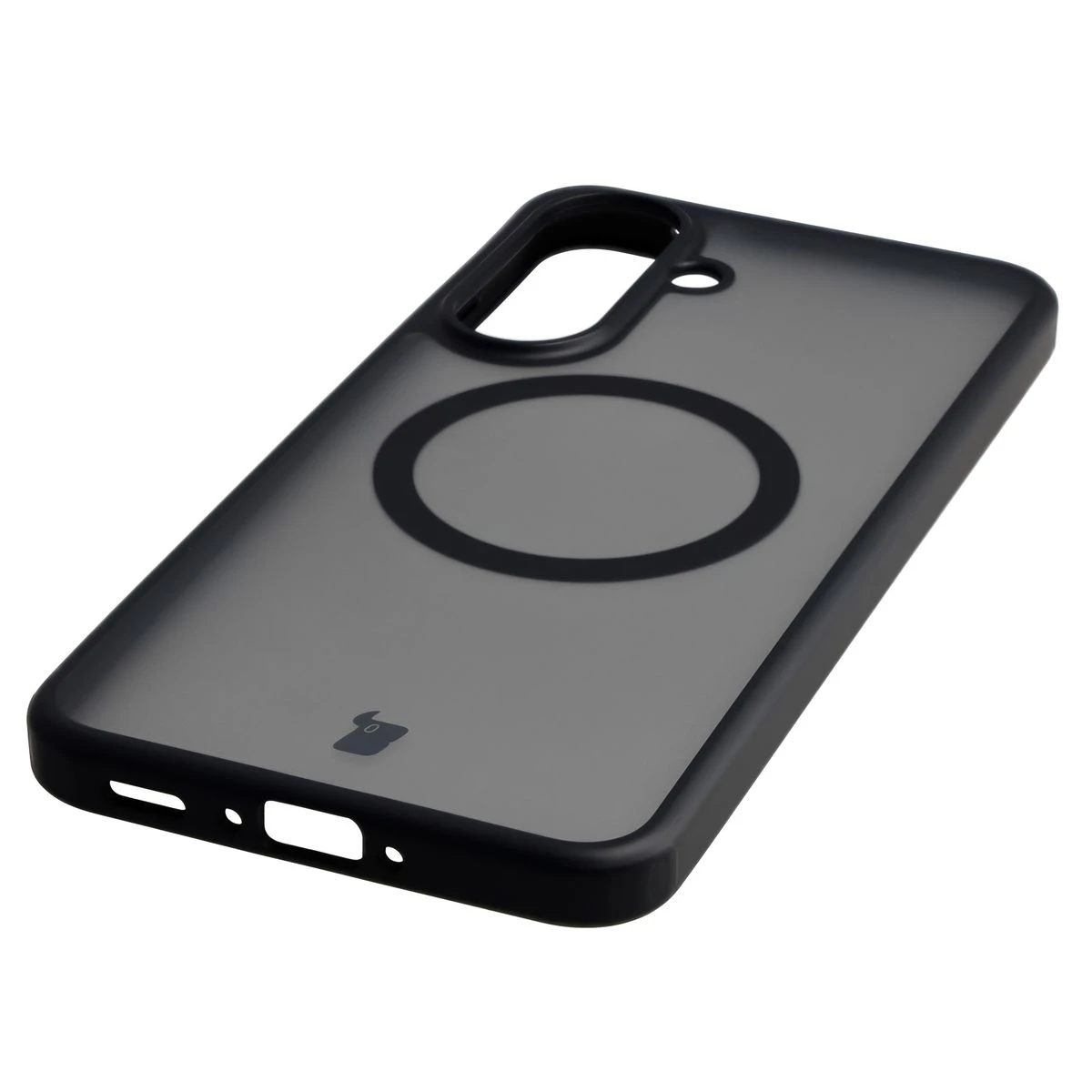 Zintegrowane przyciski, wycięcia i hybrydowy materiał w etui Bizon Case MatteO do Samsung Galaxy A37 5G / Samsung Galaxy A36 5G