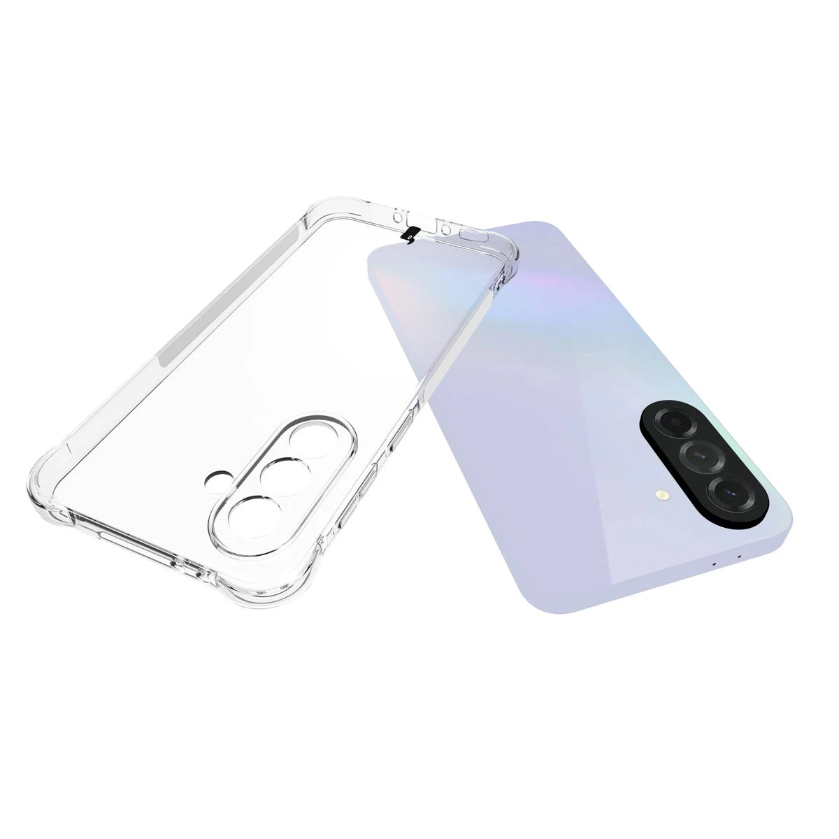 Dedykowane wycięcia i podwyższone krawędzie aparatu w etui Bizon Case Salpa do Samsung Galaxy A37 5G