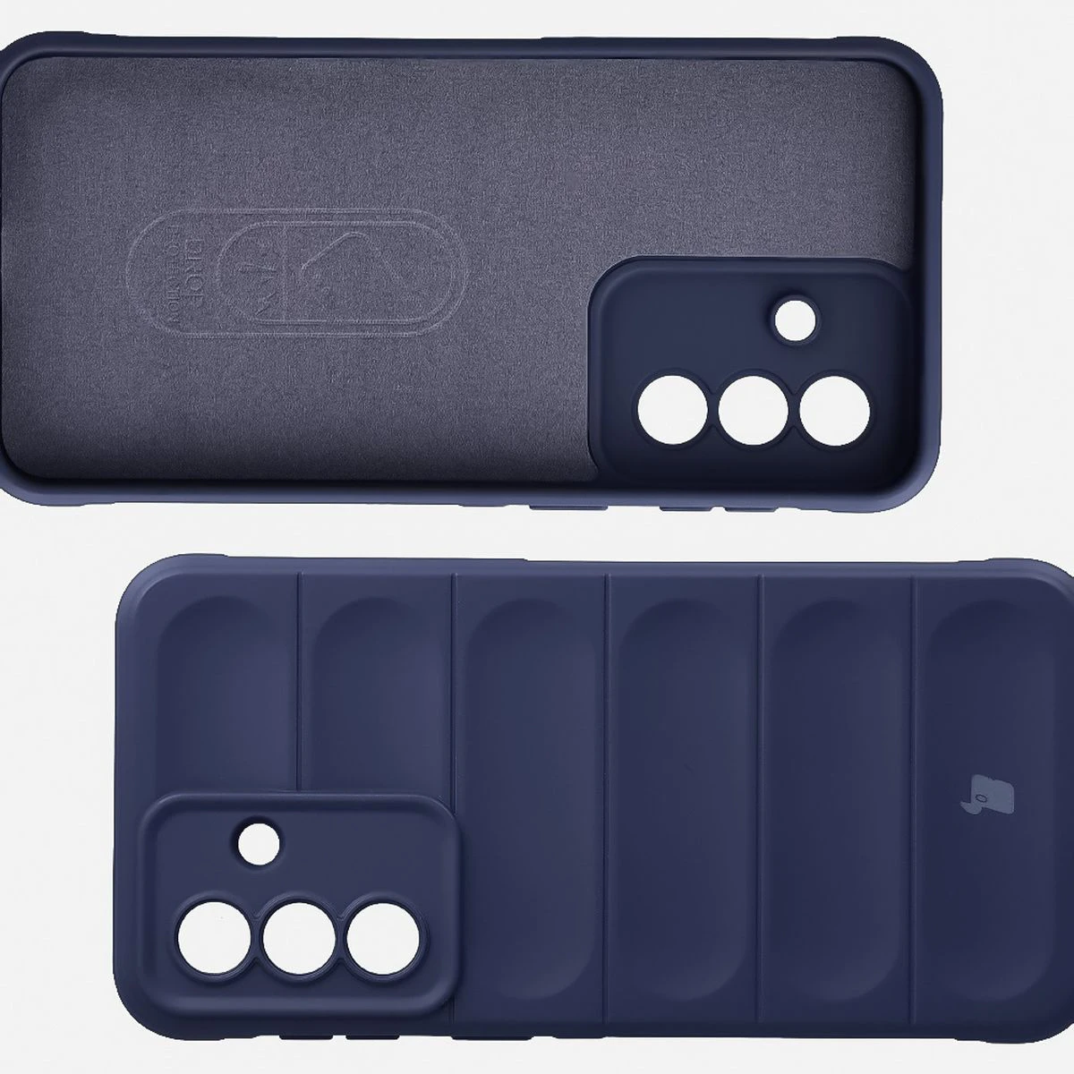 Wyściółka z mikrofibry, wyżłobienia na pleckach i wzmocnione narożniki w etui Bizon Case Tur do Samsung Galaxy A37 5G