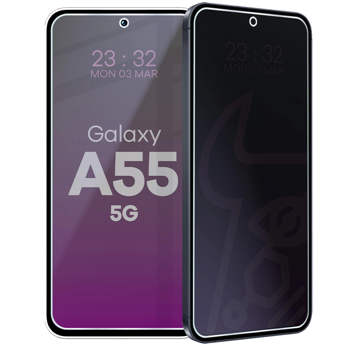 Szkło hybrydowe prywatyzujące Bizon Glass Mule Shadow do Samsung Galaxy A55 5G