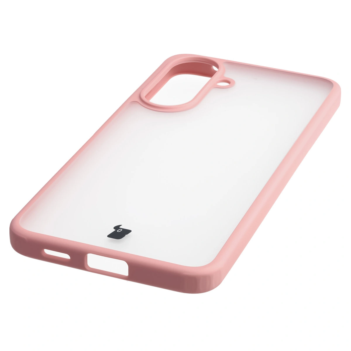 Zintegrowane przyciski, wycięcia i hybrydowy materiał w etui Bizon Case Angelo do Samsung Galaxy A57 5G