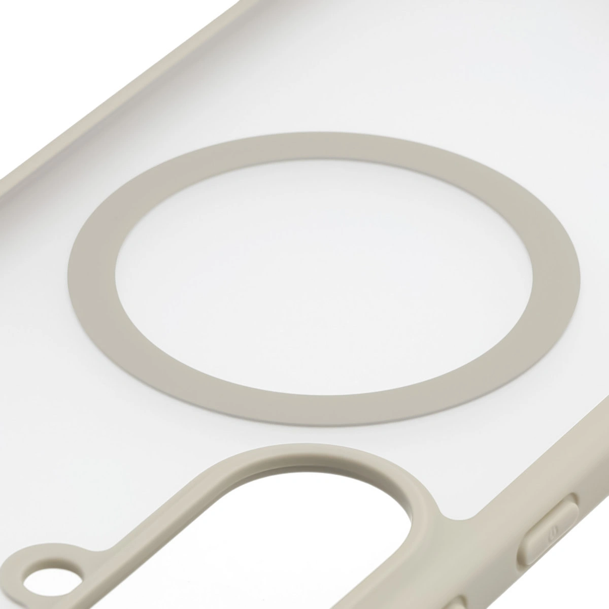 Pierścień magnetyczny w etui Bizon Case MatteO do Samsung Galaxy A57 5G