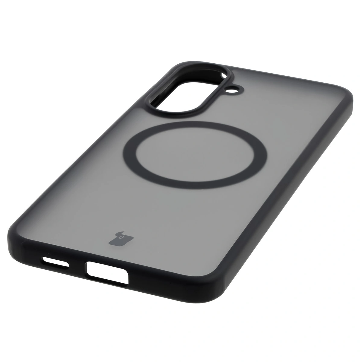 Zintegrowane przyciski, wycięcia i hybrydowy materiał w etui Bizon Case MatteO do Samsung Galaxy A57 5G