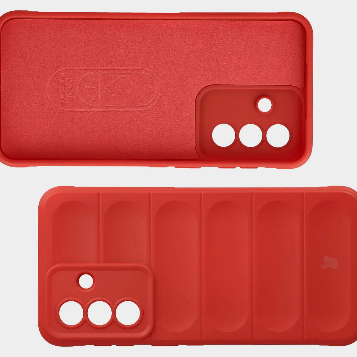 Wyściółka z mikrofibry, wyżłobienia na pleckach i wzmocnione narożniki w etui Bizon Case Tur do Samsung Galaxy A57 5G