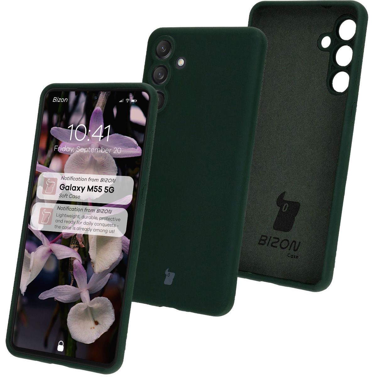 Silikonowe etui Bizon Soft Case do Samsung Galaxy M55 5G