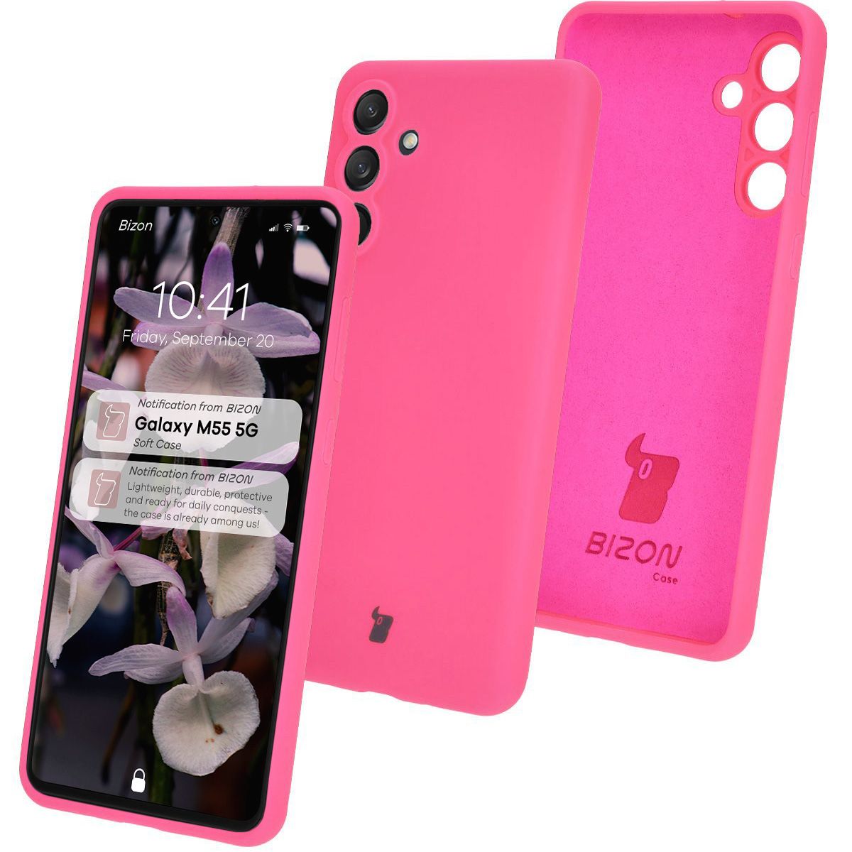 Husa din silicon Bizon Soft Case pentru Samsung Galaxy M55 5G