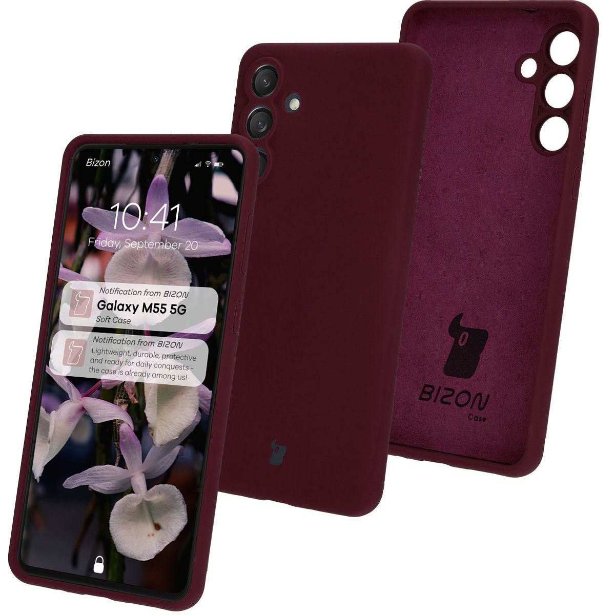 Silikonhülle Bizon Soft Case für Samsung Galaxy M55 5G