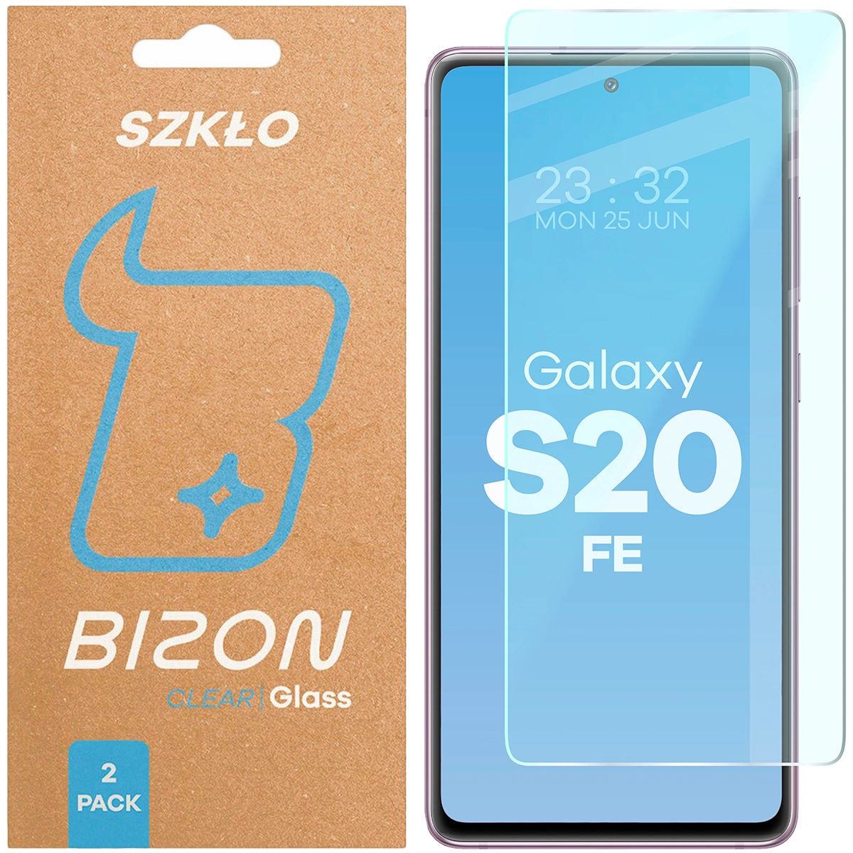 Szkło hartowane Bizon Glass Clear Duo do Samsung Galaxy S20 FE