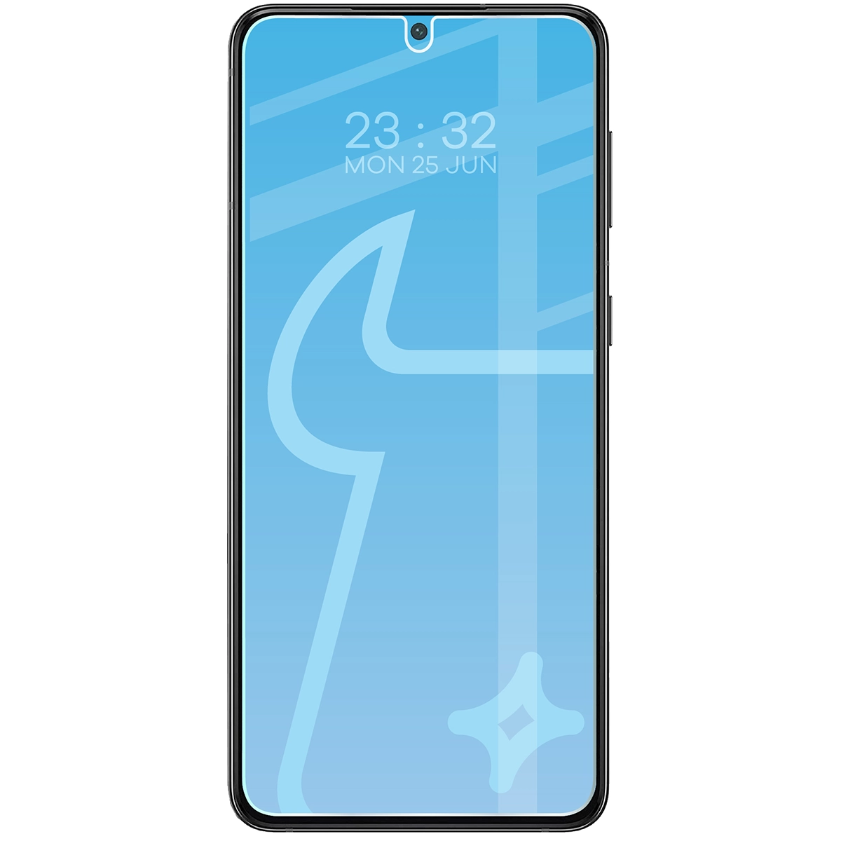 Telefon z nałożonym szkłem Bizon Glass Clear Duo do Samsung Galaxy S21 Plus