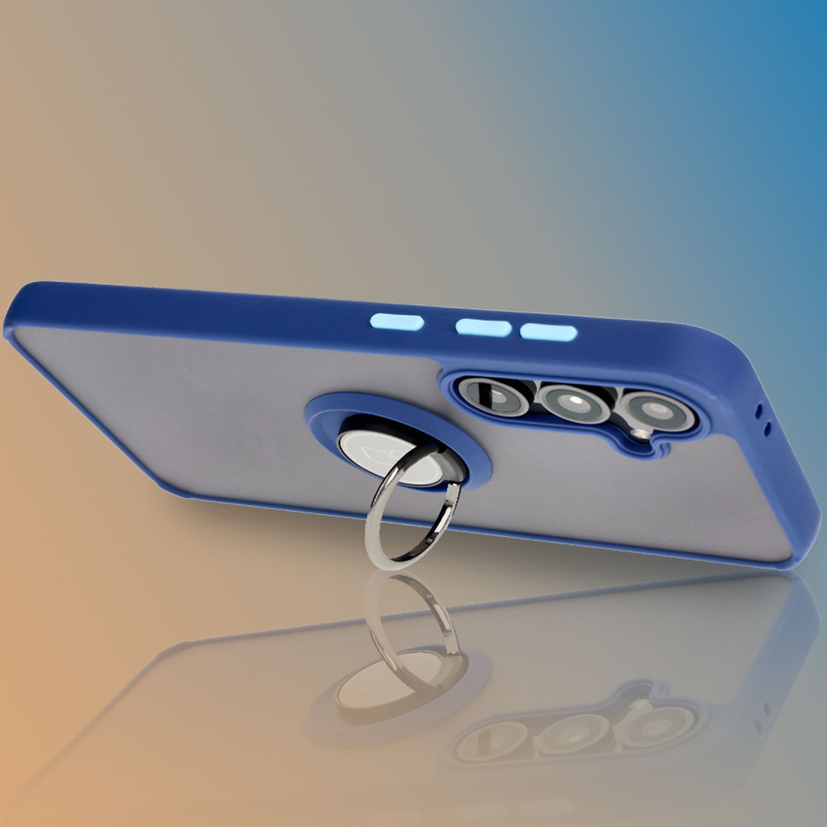 Uchwyt jako podstawka w etui Bizon Hybrid Ring