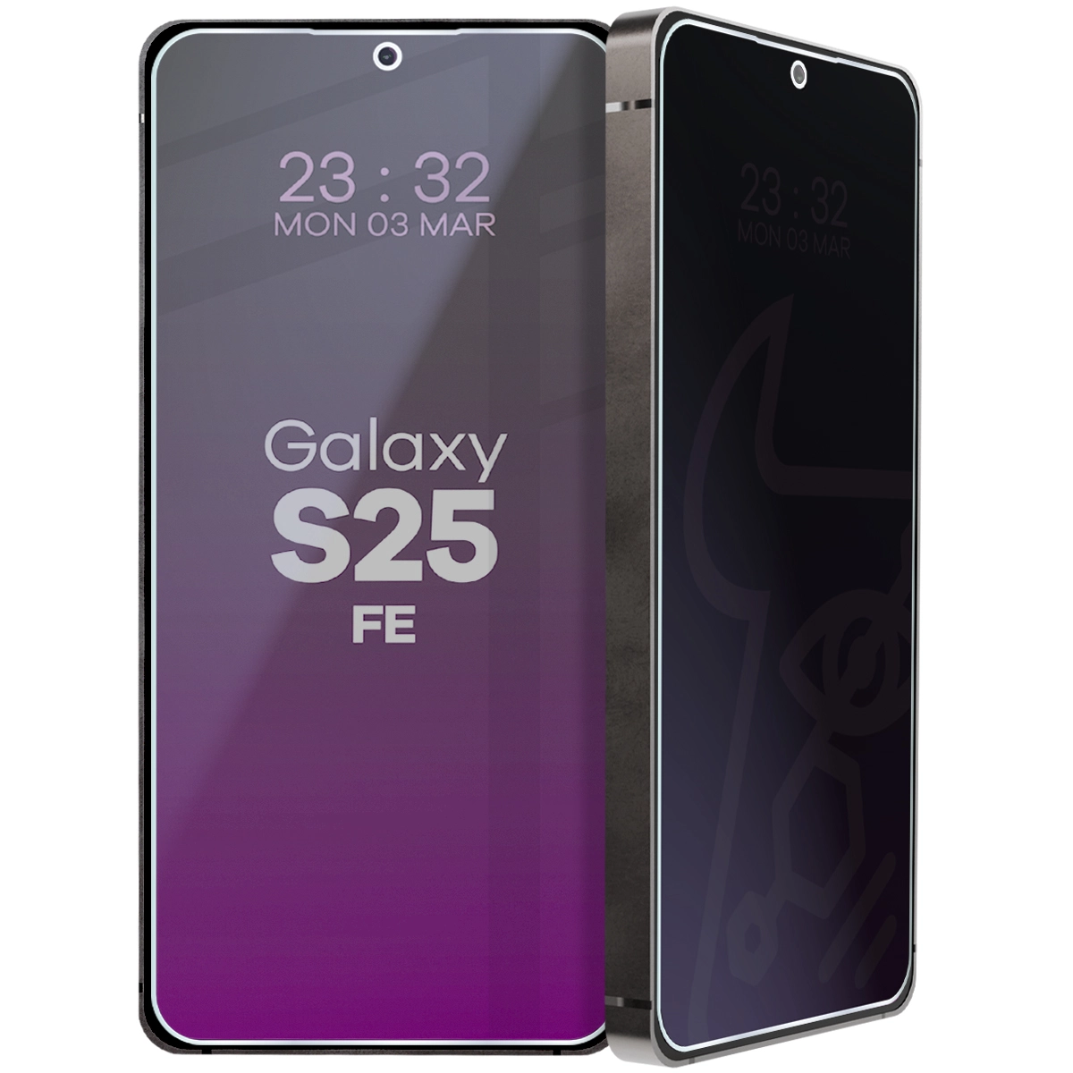 Szkło hybrydowe prywatyzujące Bizon Glass Mule Shadow do Samsung Galaxy S25 FE