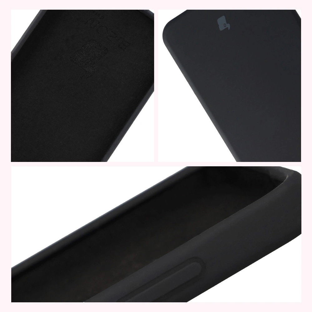 Konstrukcja etui Bizon Soft Case: zintegrowane osłony, podwyższone krawędzie i wyściółka z mikrofibry do Samsung Galaxy S25 FE