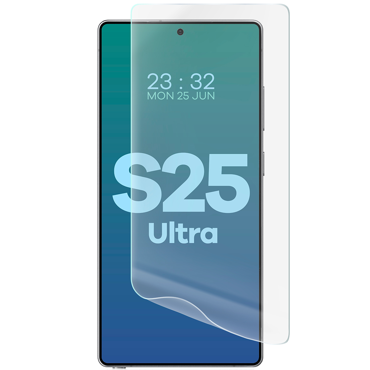 Przyleganie do ekranu folii hydrożelowej na ekran Bizon Glass Hydrogel Front Duo