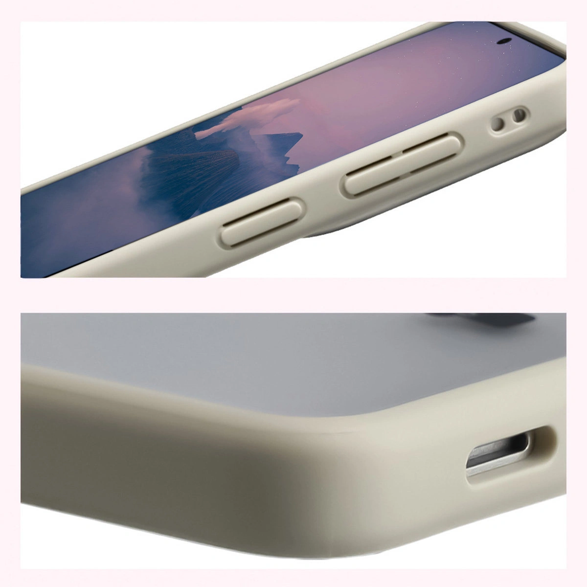 Wzmocnione narożniki i podwyższone ranty ekranu w etui Bizon Case Angelo do Samsung Galaxy S26 Plus