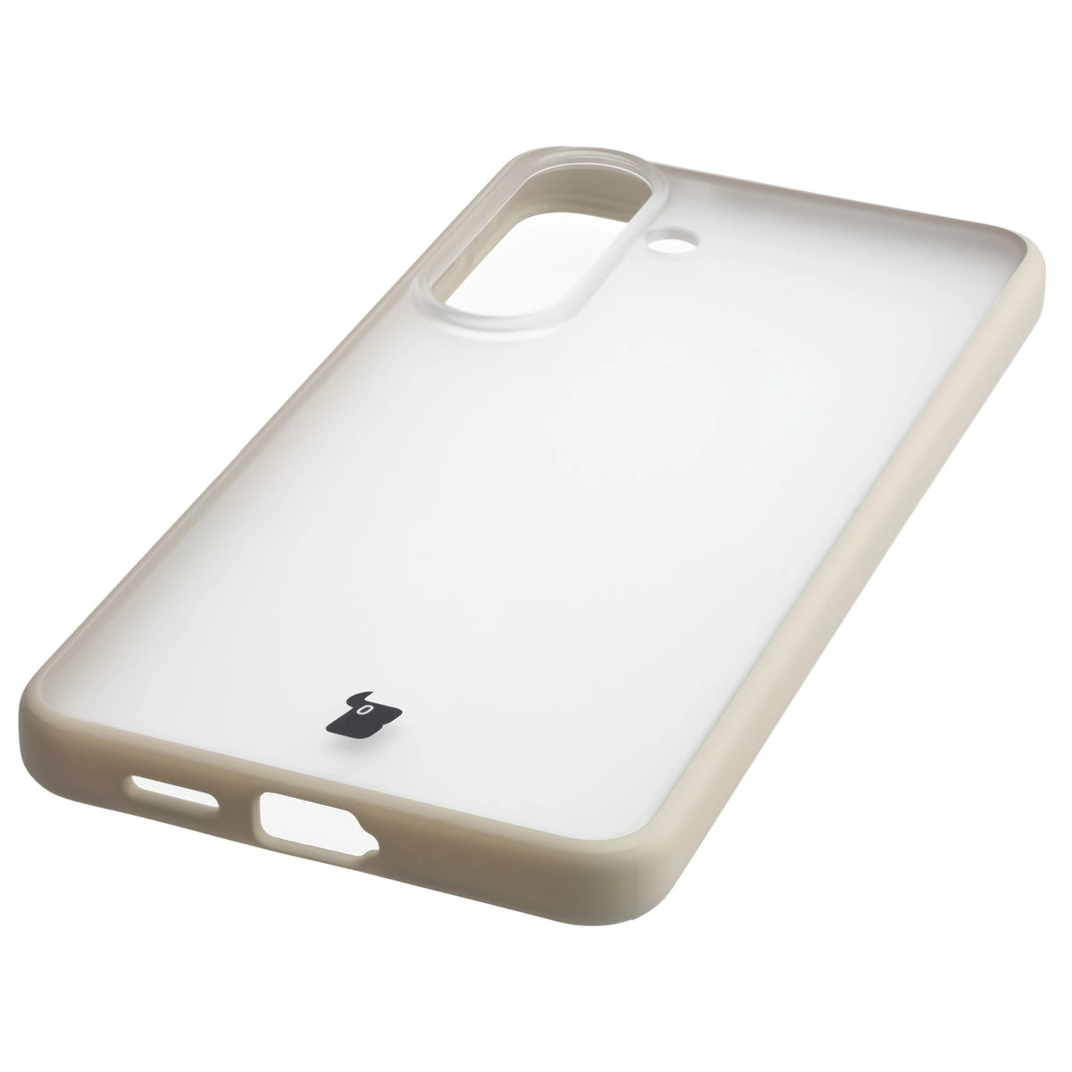 Zintegrowane przyciski, wycięcia i hybrydowy materiał w etui Bizon Case Angelo do Samsung Galaxy S26 Plus