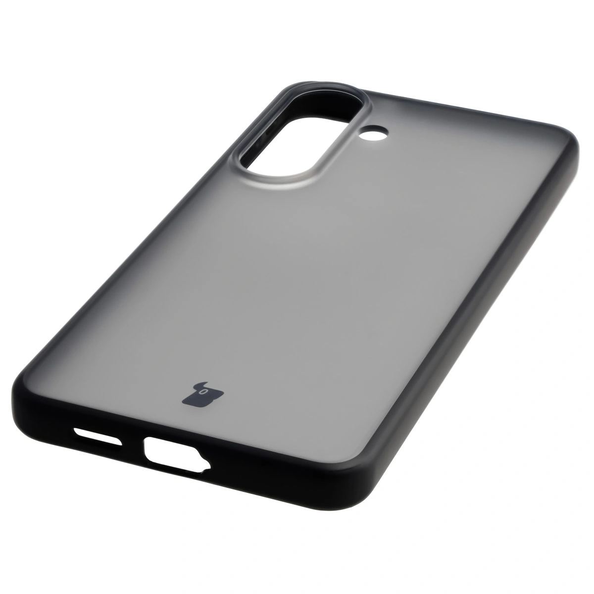 Zintegrowane przyciski, wycięcia i hybrydowy materiał w etui Bizon Case Angelo do Samsung Galaxy S26 Plus