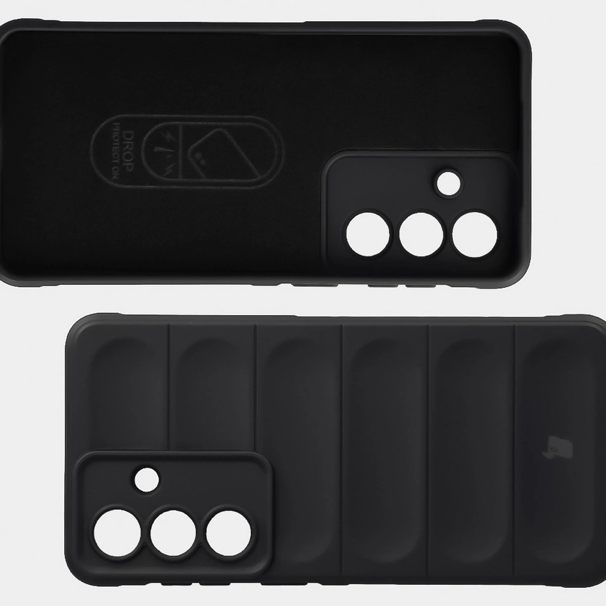 Wyściółka z mikrofibry, wyżłobienia na pleckach i wzmocnione narożniki w etui Bizon Case Tur do Samsung Galaxy S26 Plus