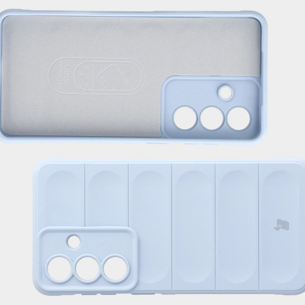 Wyściółka z mikrofibry, wyżłobienia na pleckach i wzmocnione narożniki w etui Bizon Case Tur do Samsung Galaxy S26 Plus