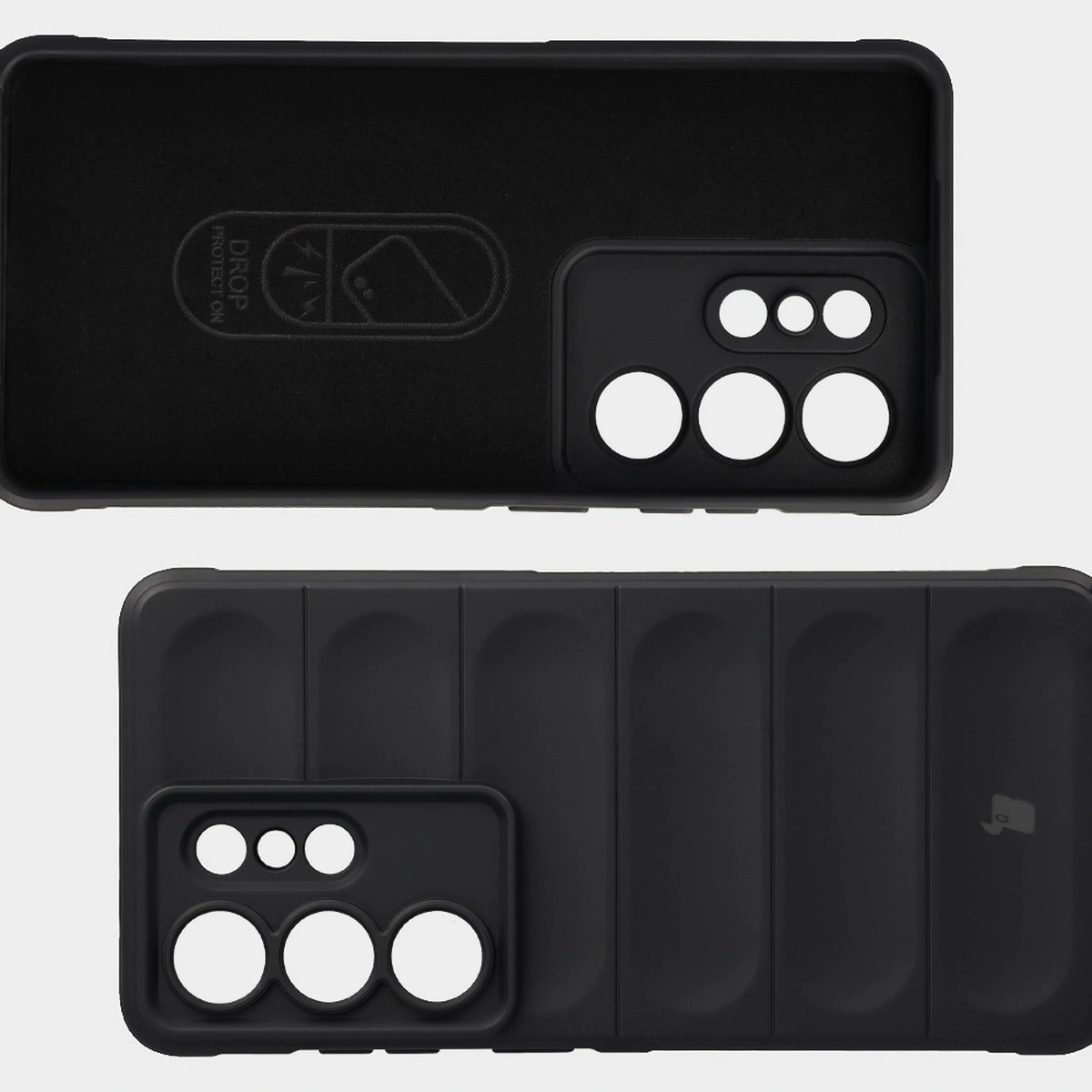 Wyściółka z mikrofibry, wyżłobienia na pleckach i wzmocnione narożniki w etui Bizon Case Tur do Samsung Galaxy S26 Ultra