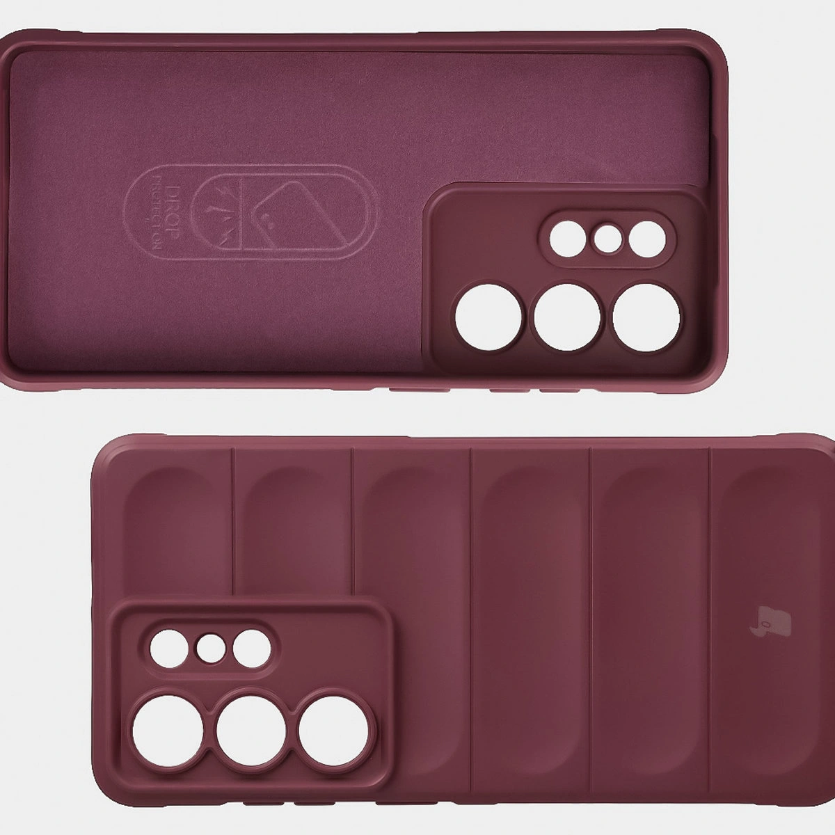 Wyściółka z mikrofibry, wyżłobienia na pleckach i wzmocnione narożniki w etui Bizon Case Tur do Samsung Galaxy S26 Ultra