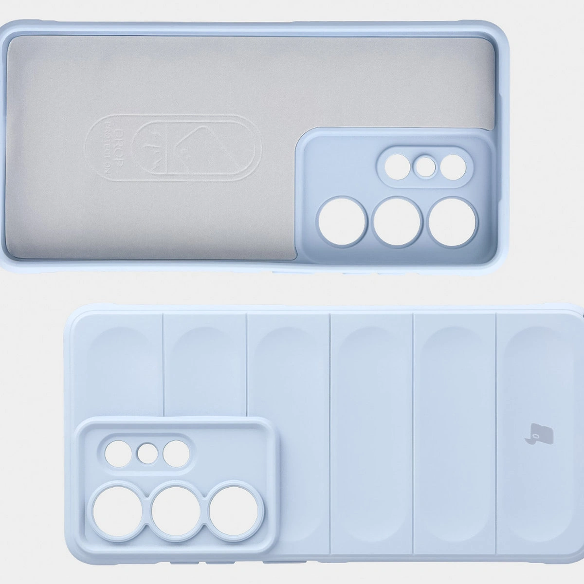 Wyściółka z mikrofibry, wyżłobienia na pleckach i wzmocnione narożniki w etui Bizon Case Tur do Samsung Galaxy S26 Ultra