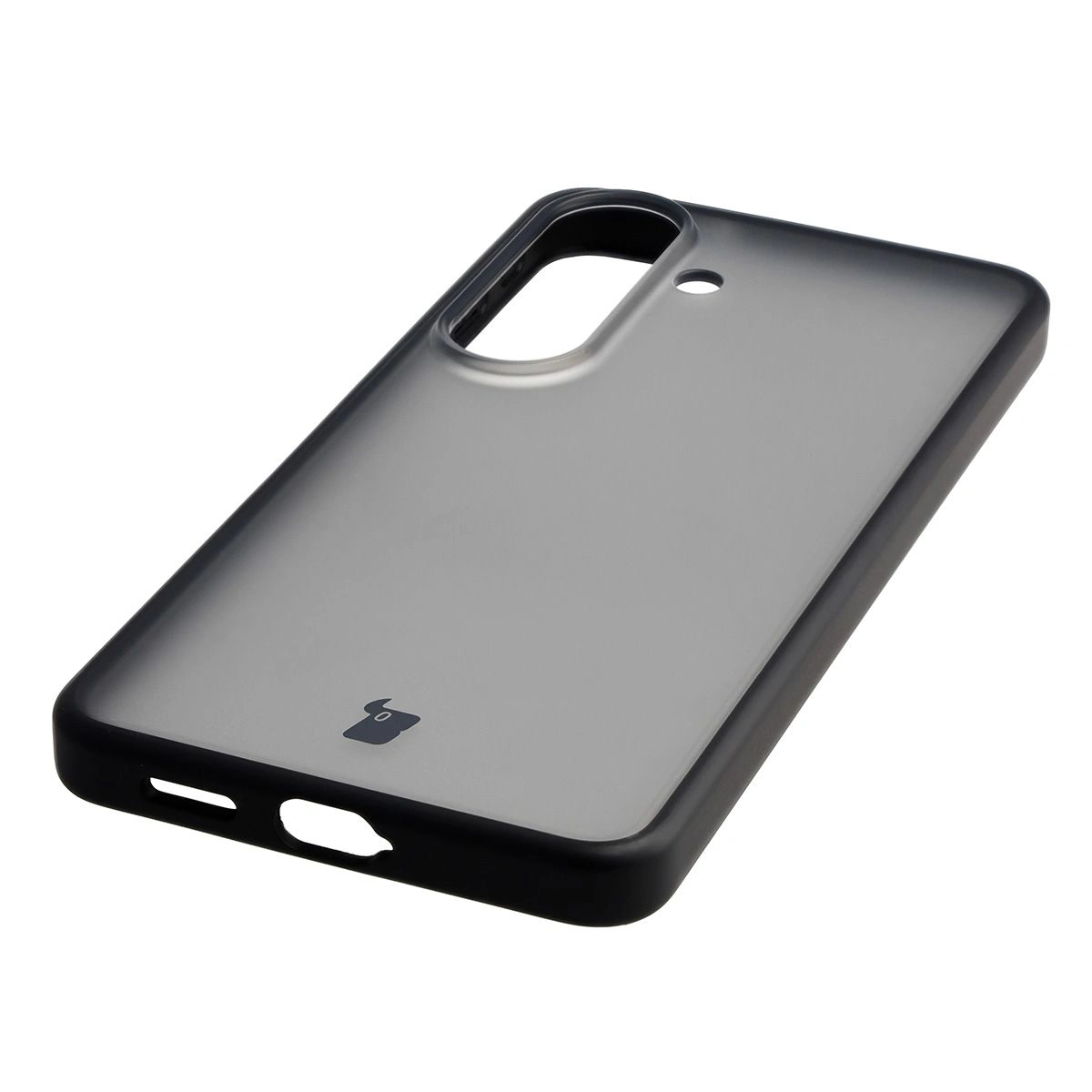 Zintegrowane przyciski, wycięcia i hybrydowy materiał w etui Bizon Case Angelo do Samsung Galaxy S26