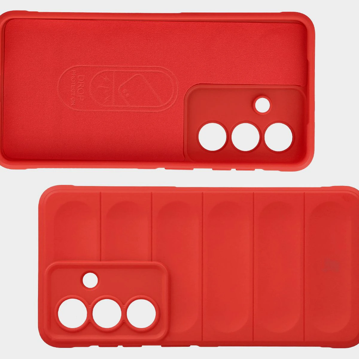 Wyściółka z mikrofibry, wyżłobienia na pleckach i wzmocnione narożniki w etui Bizon Case Tur do Samsung Galaxy S26