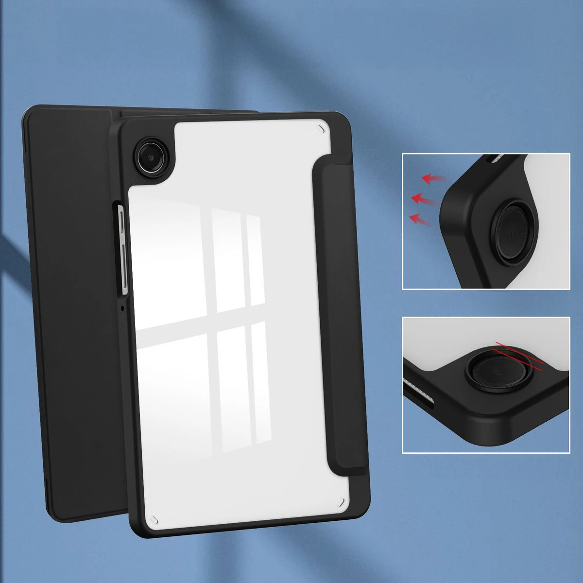 Właściwości etui do tabletu Bizon Tab Clear Matt do Samsung Galaxy Tab A11 / Samsung Galaxy Tab A9