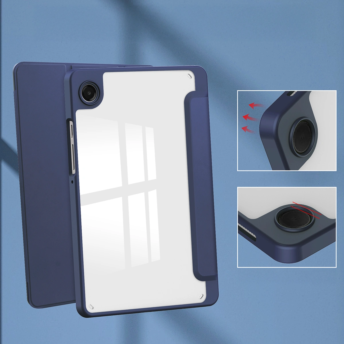 Właściwości etui do tabletu Bizon Tab Clear Matt do Samsung Galaxy Tab A11 / Samsung Galaxy Tab A9